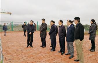 生态环保部刘华副部长视察海诺尔内江发电项目